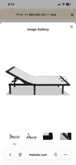 Queen size recliner bed with black cover