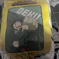 Hero Academia Deku Blanket Throw New