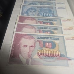 7 Jugoslabia Currency