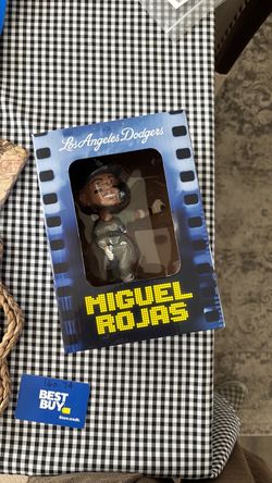 Miguel Rojas bobble head giveaway