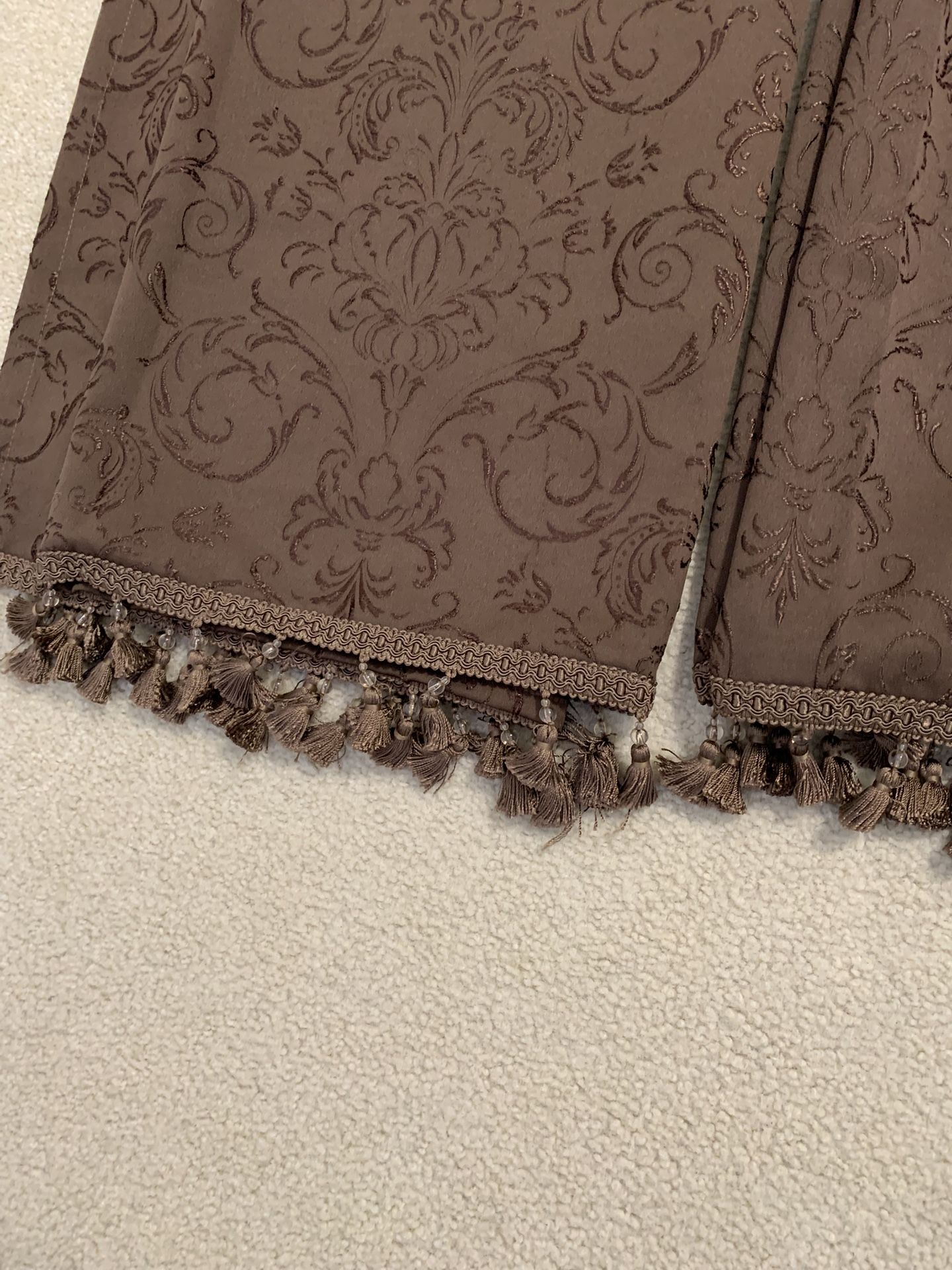 Curtains . like new .