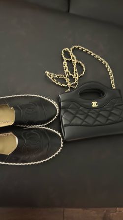 Size 7 new shoes and matching bag