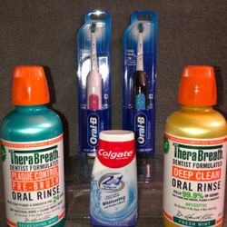 All Brand NEW! 🦷    Oral B / TheraBreath / Colgate - Dental Care Products(((PENDING PICK UP)))