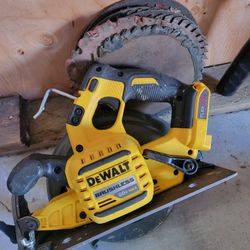 Circular Saw Flex Bolt Brushless 60v With 10  Extra Blades Carbide 