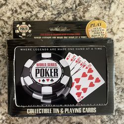 World Series Of Poker Collectible Tin And Playing Cards