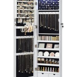 Jewelry Cabinet With Mirror  