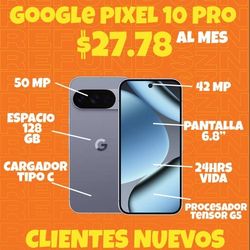 Google Pixel 10 Pro - Easy Monthly Payments - $27.78