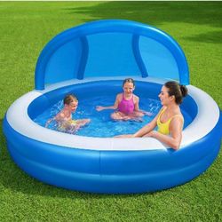 Family Pool With Canopy  and Seating 