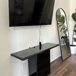 Black Modern Console Table