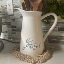 Grateful Ceramic Pitcher 