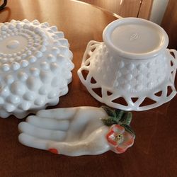 Vintage Milk Glass