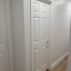 30 x 80 White Panel Textured Interior Door Slab
