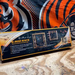 Rush Creek New In Box 6 Rod Holder