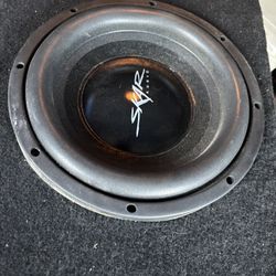 10 Inch Skar Subwoofer And Amp 