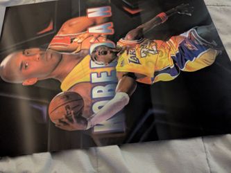 NBA 3D poster Kobe Bryant, Michael Jordan, LeBron James