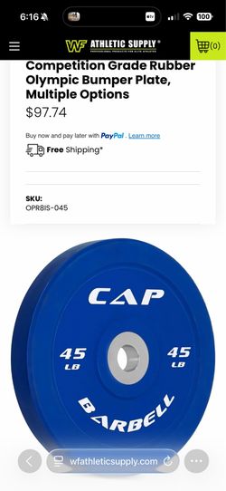 Cap 45 plate
