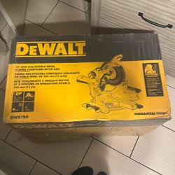 Dewalt Double Bevel Sliding 12” Saw. 380.00