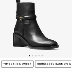 MK Mindy Boots Black Women Size 8 1/2