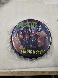 Misfits Rock Music Band Monsters Bottle Cap Metal Sign 