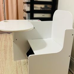 White Kids Desk/Chair