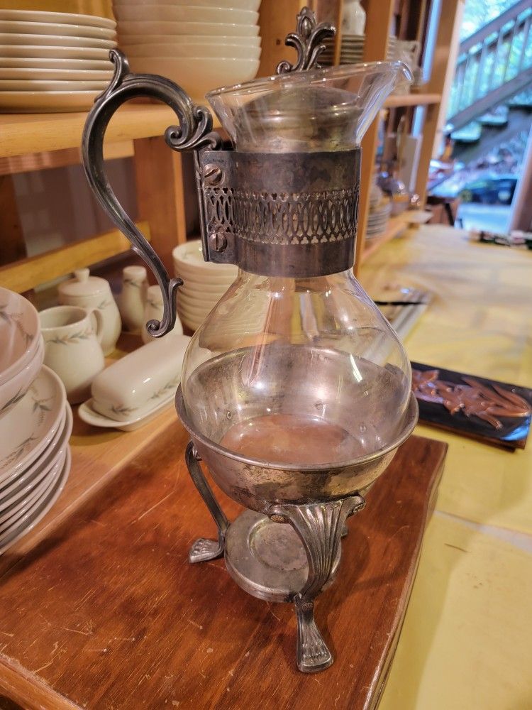 Vintage Coffee Tea Caraffe Rogers Silver Co.