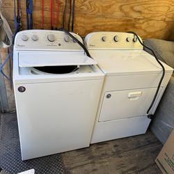 Washer and dryer(whirlpool)