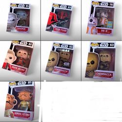 Funko Pop Star Wars Bundle of 7 Figures