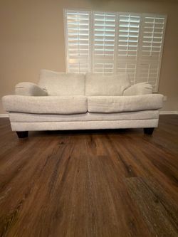 Fabric love seat