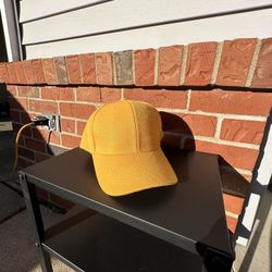Orange Canvas Ball Cap