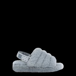 Ugg Fluff Yeah Slide Ash Fog women size 8