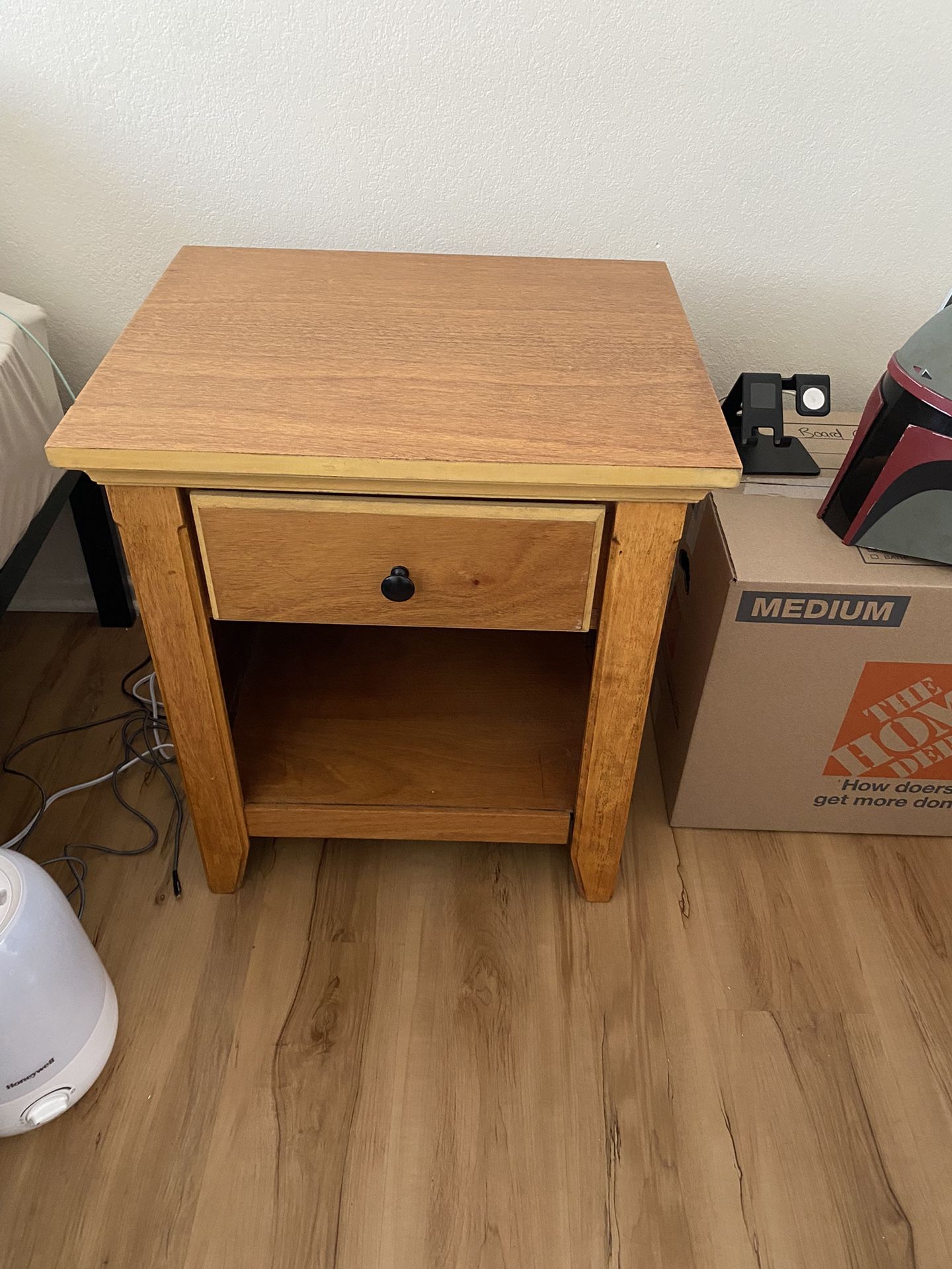 Matching Real Wood Nightstands