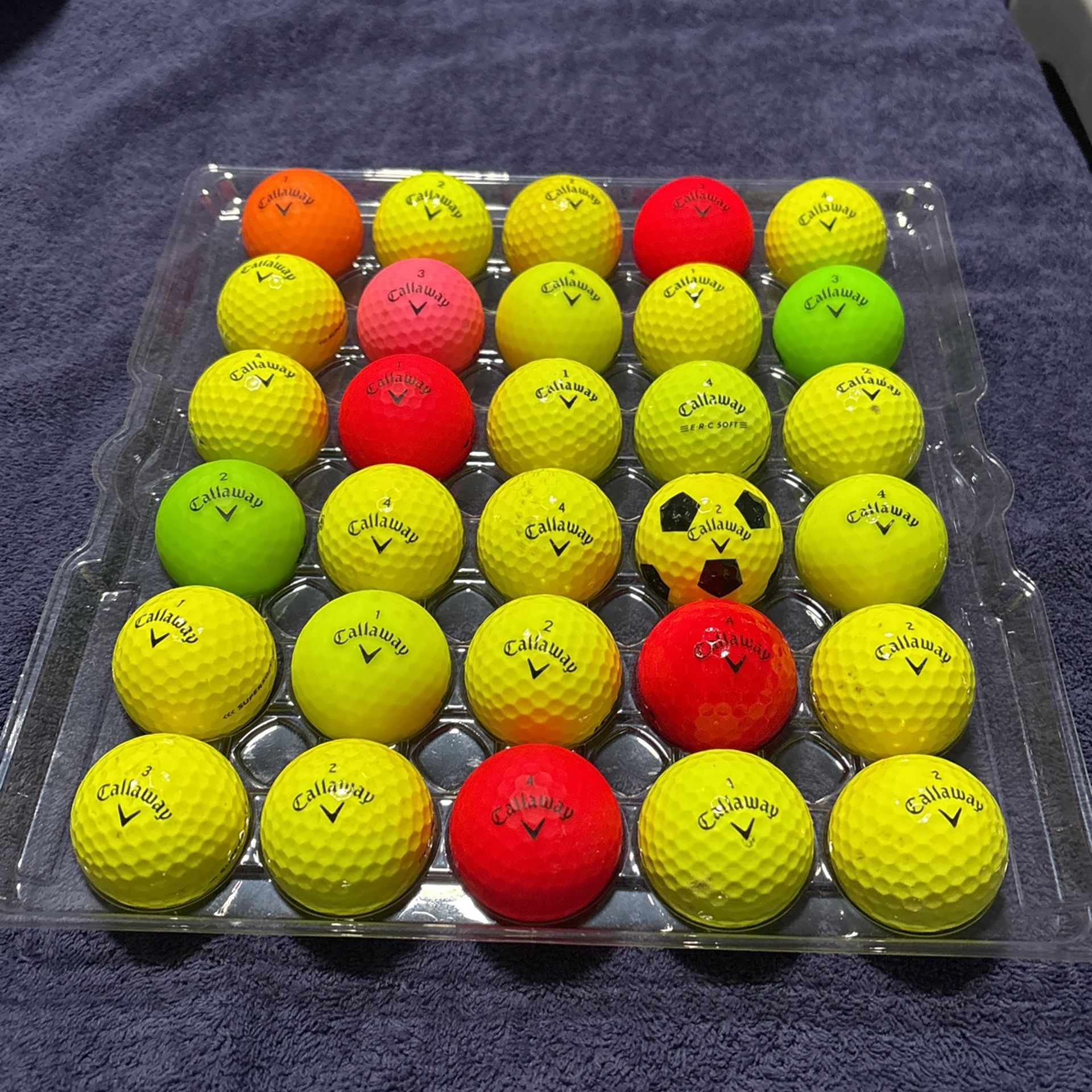 Golf. Balls. 30. Callaway. Balls.