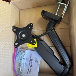 Table Mount Articulating Monitor Arm. 