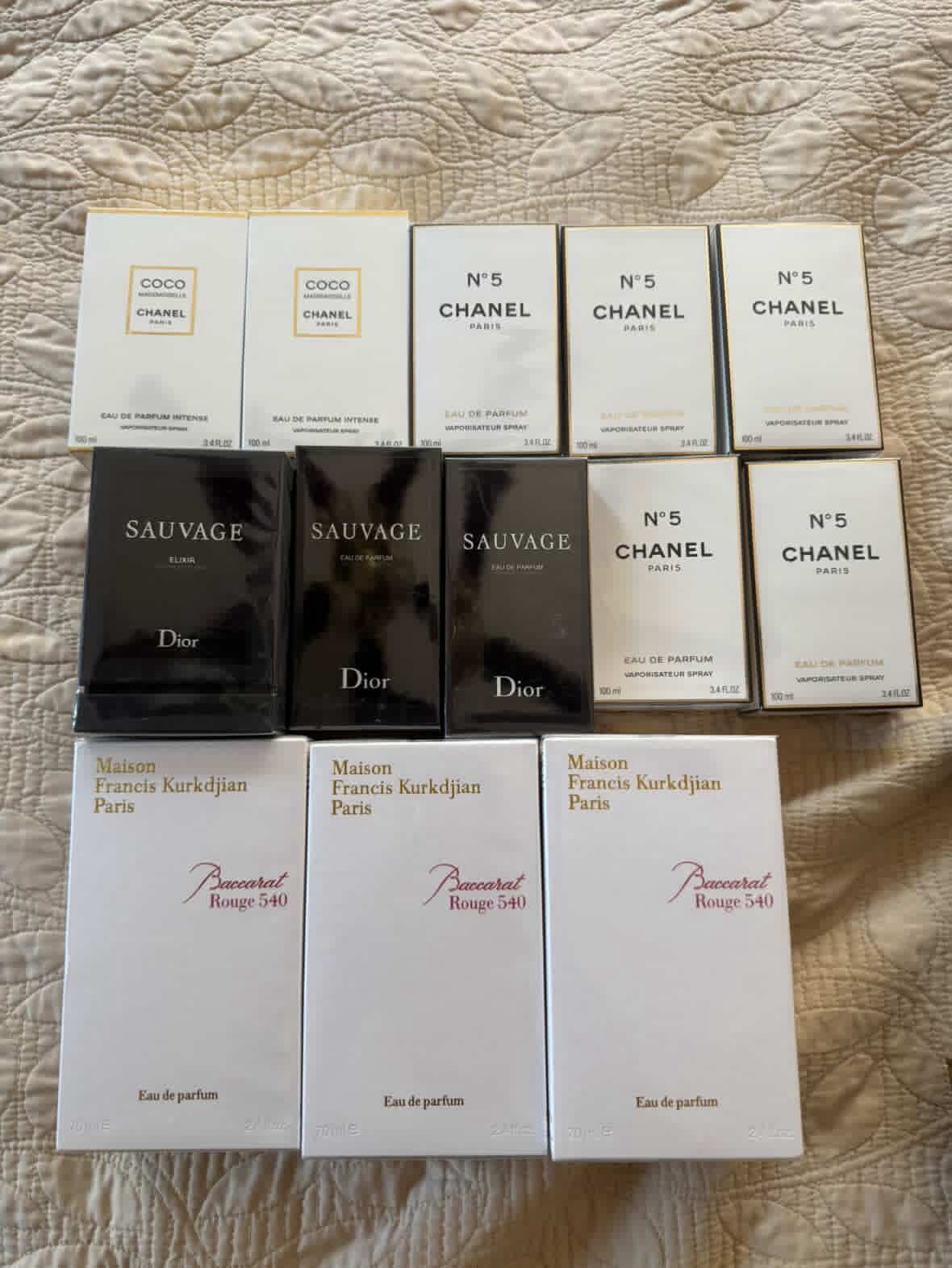 Savauge Dior And White Baccarat Cologne