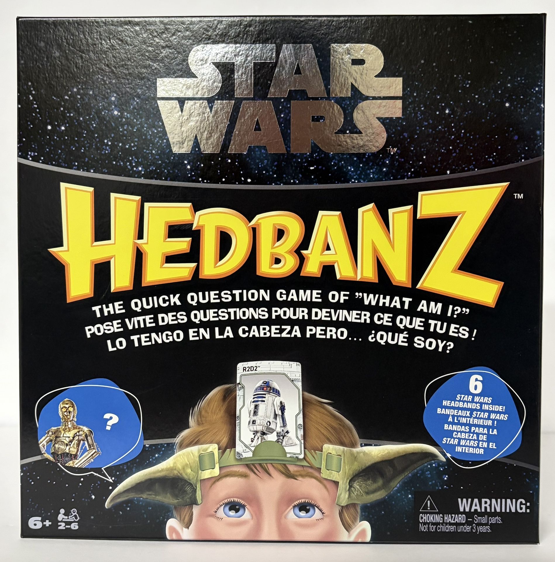 NEW Star Wars Hedbanz Board Game 2-6 Player Trivia Guessing Family Kid Age 6+