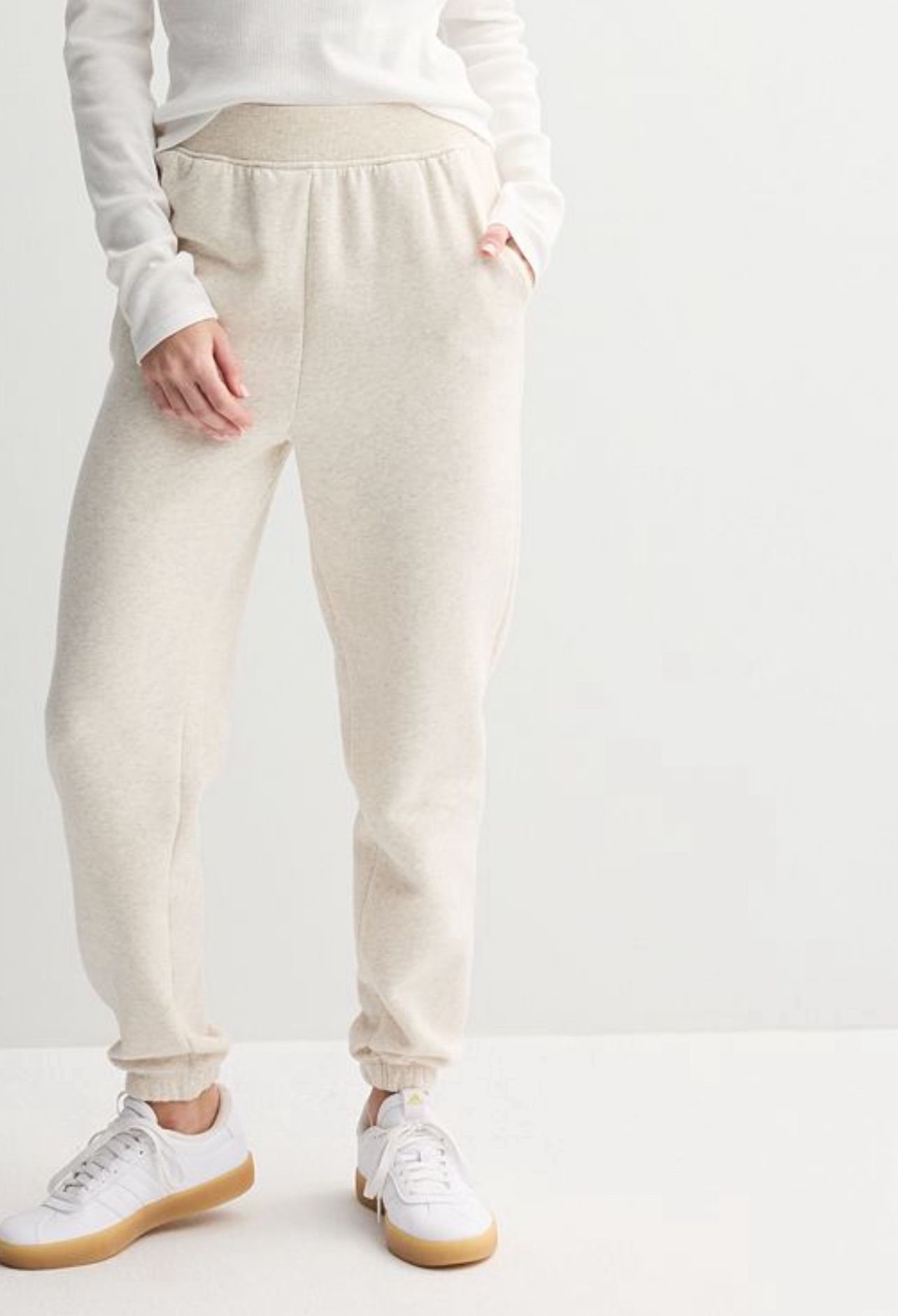 Women’s Rib Waistband Fleece Joggers Size XS New With Tags