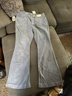 Blue Corduroy Pants