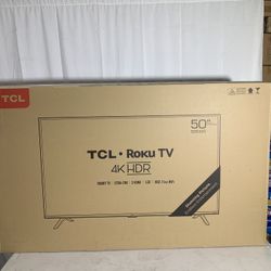 TCL Roku 4K HDR 50” TV 
