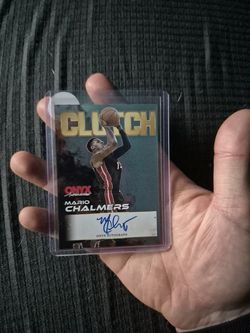 Mario Chalmers Miami Heat autograph card #56/500