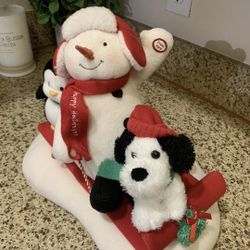 Vintage Hallmark Snowman And Friends