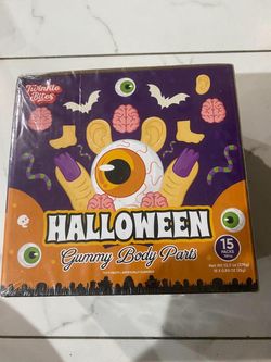 Twinkle Bites Halloween Gummy Body Parts Tutti Frutti 15 Pack Box 375g