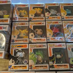 DBZ Dragon Ball Z Funko Pops Mint/NM