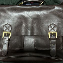 vtg Giorgio Armani Large Vintage Messenger bag 