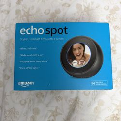 Amazon Echo Spot (2017) - Black. NEW