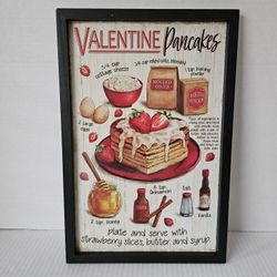 Valentine Pancakes Wall Decor NEW 