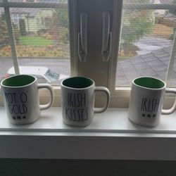 Rae Dunn St Paddy’s Day Mugs 