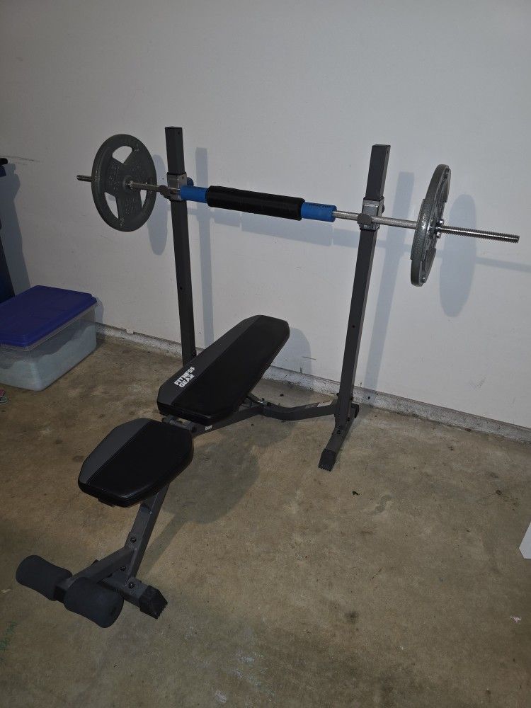 Bench and Weights