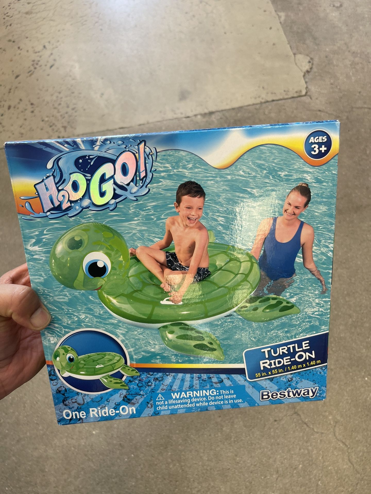 H2O GO Turtle Ride-On - Unopened