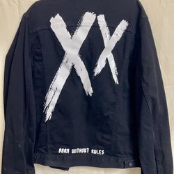 Men’s Cult Of Individuality, Black Jacket, Born Without Rules Extra Large