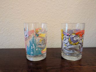 McDonald's Disney drinking glasses 100 years of magic